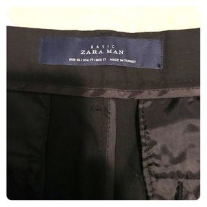 Men’s Black Dress Pants ZARA